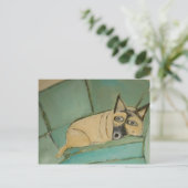 Hunde aus Ginsburg Postkarte (Stehend Vorderseite)