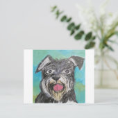 Hunde aus Ginsburg Postkarte (Stehend Vorderseite)