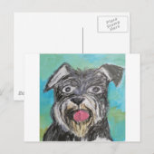 Hunde aus Ginsburg Postkarte (Vorne/Hinten)