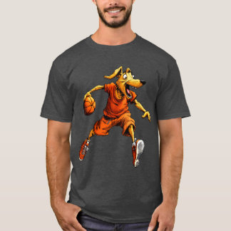 Hunde Basketball / Basketball Spieler T - Shirt