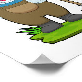 Hunde Bauer Pickaxe Poster (Ecke)