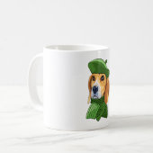 Hunde-Beagle Kaffeetasse (Vorderseite Links)
