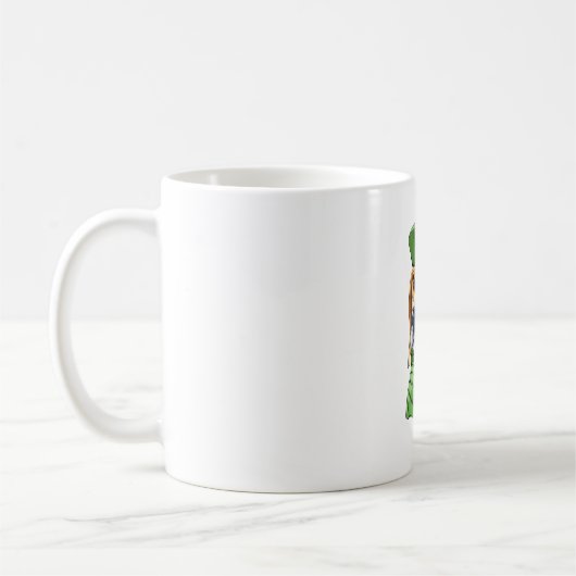 Hunde-Beagle Kaffeetasse (Links)
