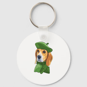 Hunde-Beagle Schlüsselanhänger