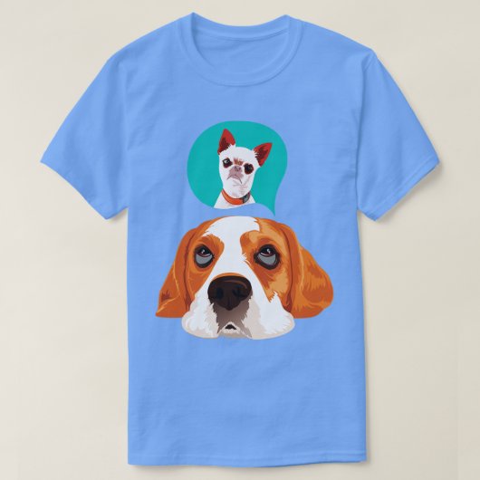 Hunde-Beagle T-Shirt (Design vorne)
