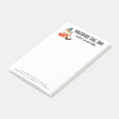 Hunde Bed and Breakfast Business Custom Post-it Klebezettel (angewinkelt)