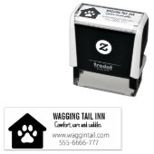 Hunde Bed and Breakfast Business Self-Inking Brief Permastempel (Beispiel)