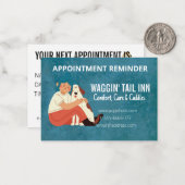 Hunde Bed & Breakfast Business Terminkarte Mitteilungskarte (Vorderseite/Rückseite Beispiel)