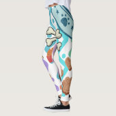 Hunde begeistert Gymnastik Leggings (Links)