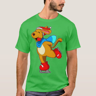 Hunde bei Ice-Skaten mit EisSkaten 3 T-Shirt