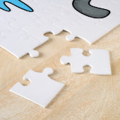 Hunde bei Ice Skaten mit Ice Skate & Scarf Puzzle (Seite)