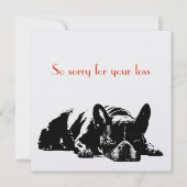 Hunde-Beileid (Vorderseite)