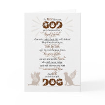 Hunde Beileid Gottes Geschenk eines loyalen Freund