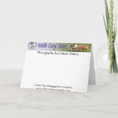 Hunde- Beileids-Karte Karte (Rückseite)