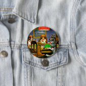 Hunde beim Pokern Button (Beispiel)