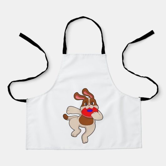 Hunde beim Spielen Schürze (Vorderseite)