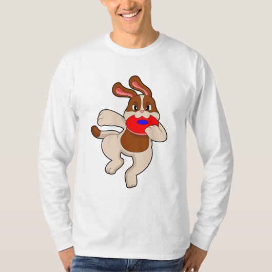 Hunde beim Spielen T-Shirt (Vorderseite)