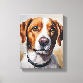 Hunde bemalen Wall Art Leinwanddruck