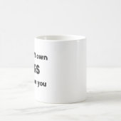 Hunde besitzen nicht kaffeetasse (Mittel)