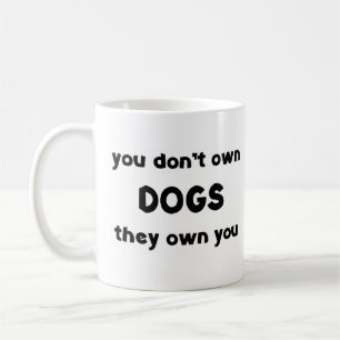 Hunde besitzen nicht kaffeetasse