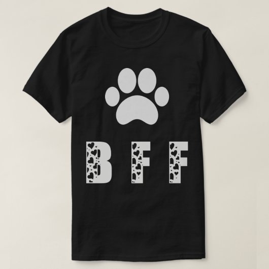 Hunde-BESTE FREUNDIN T-Shirt (Design vorne)