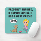 Hunde bester Freund Getränk Mousepad (Mit Mouse)