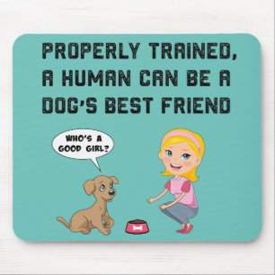 Hunde bester Freund Getränk Mousepad