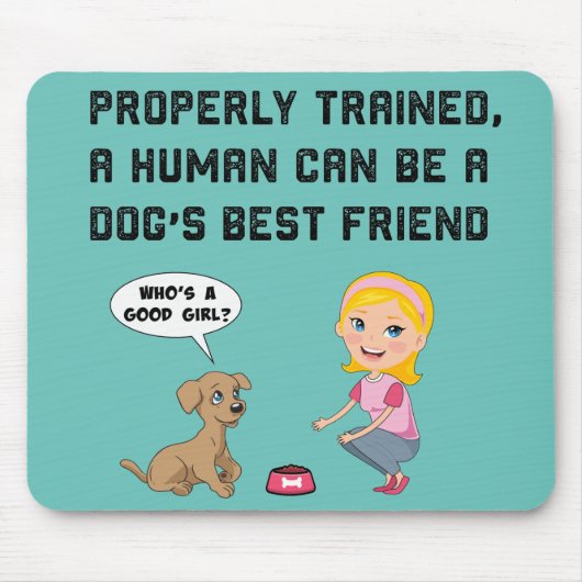 Hunde bester Freund Getränk Mousepad (Vorne)