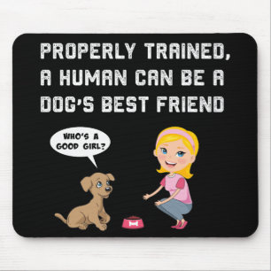 Hunde bester Freund Getränke-Maus-Pad Mousepad