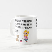 Hunde bester Freund Kaffeetasse (Vorderseite Links)