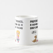 Hunde bester Freund Kaffeetasse (Mittel)