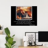 Hunde Bester Freund Kitten Cuddles Poster (Heimbüro)