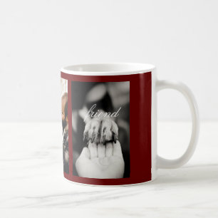 Hunde Bester Freund Niedlich 3 Foto Familienname Kaffeetasse