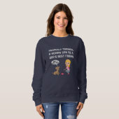 Hunde bester Freund Sweatshirt (Vorne ganz)