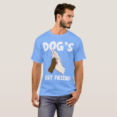 Hunde Bester Freund Vintag T-Shirt (Vorne ganz)