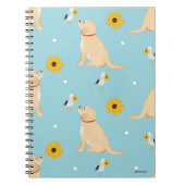 Hunde, Blume, Seagulls Spiral Notebook Notizblock (Vorderseite)