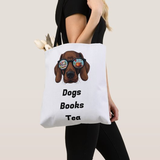 Hunde Books Tea Tasche (Von Nahem)