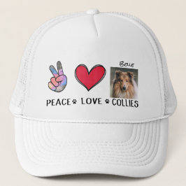 Hunde-Border-Colliese Trucker Hat Truckerkappe