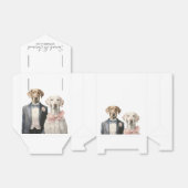 Hunde Braut & Groom Hochzeit Geschenkschachtel (Ungefaltet)