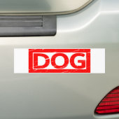 Hunde-Briefmarke Autoaufkleber (Auf Auto)