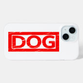 Hunde-Briefmarke Case-Mate iPhone Hülle (Rückseite (Horizontal))