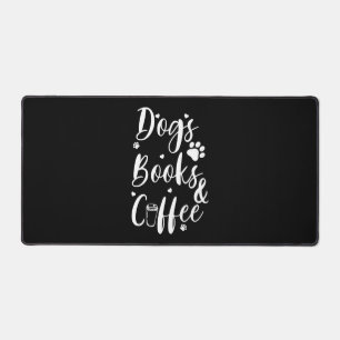 Hunde Bücher Coffe Hund Lover Buch Wurm Schreibtischunterlage