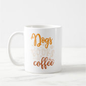 Hunde, Bücher, Kaffeedesign Kaffeetasse (Links)