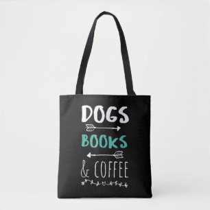 Hunde Bücher Kaffeewochenende Tiervorrat Tasche