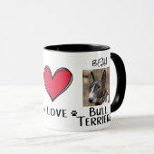 Hunde Bull Terriers Tasse (VorderseiteRechts)