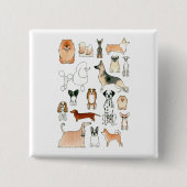 Hunde Button (Vorderseite)