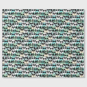 Hunde Cartoon Funland Geschenkpapier (Flach)