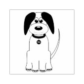 Hunde-Cartoon Gummistempel (Prägung)