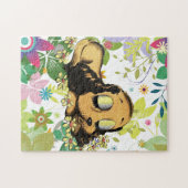 Hunde-Cartoon mit großer Augen - Art Ji Puzzle (Horizontal)