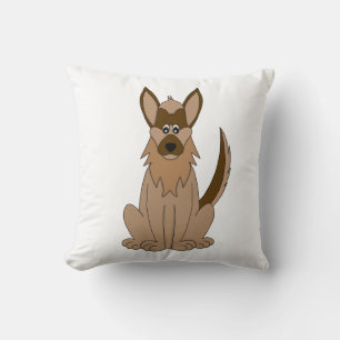 Hunde Cartoon Phantastischer deutscher Schäferhund Kissen